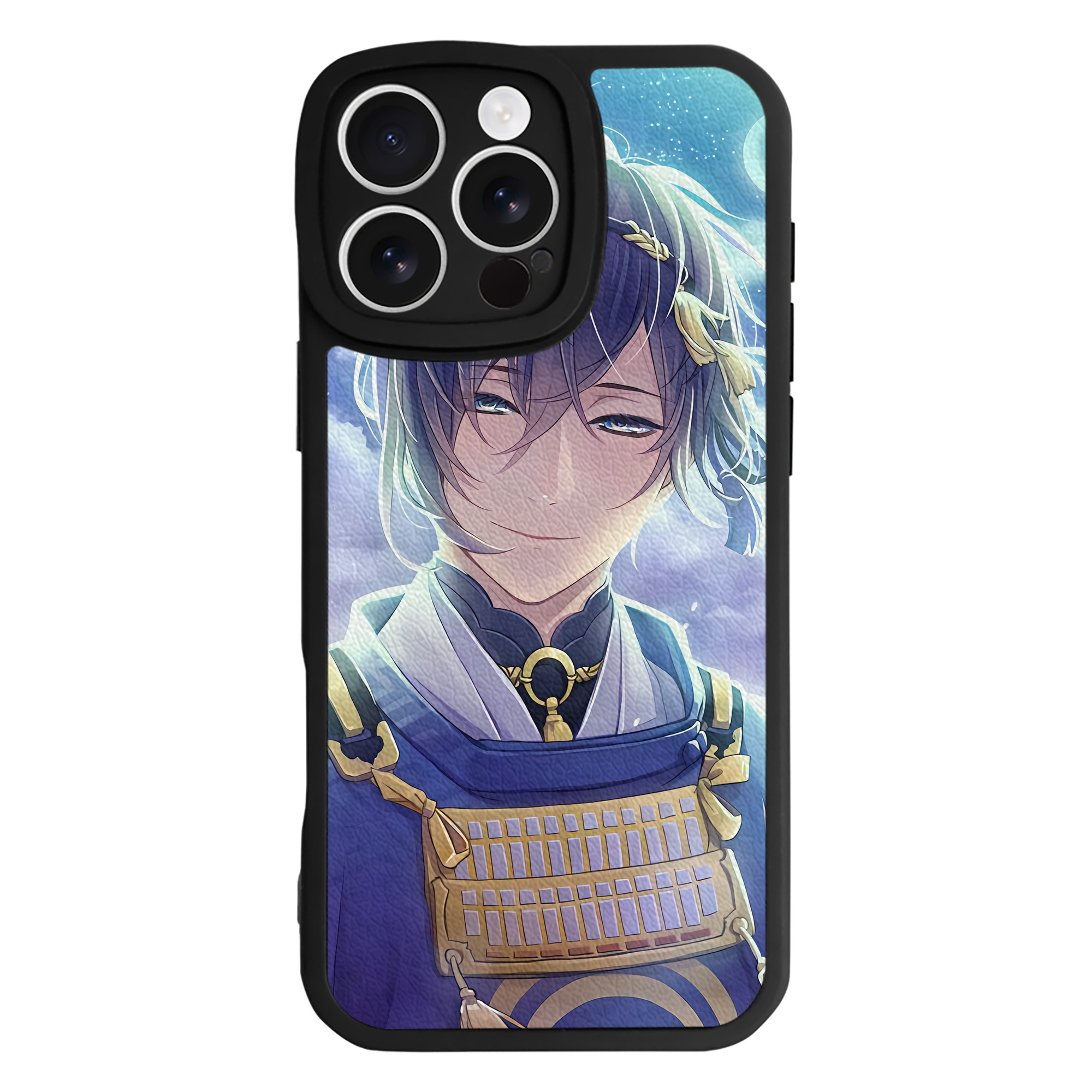 （画像用） 刀剣乱舞 Touken Ranbu 【iPhone 16シリーズ対応】シリコンスマホケース（レザー調） 材質：シリコン